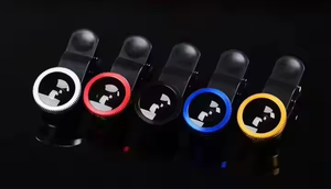 Điện Thoại Di Động Phổ Fisheye Ống Kính 3-Trong-1 0.67X Kính Hiển Vi Ống Kính Clip Nâng Cấp Hẹn Giờ Cho Điện Thoại Di Động Thông Minh - Product Image 3