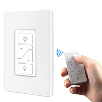 Interrupteur intelligent à un seul bouton DK02, variateur de lumière universel, 110V, compatible Alexa, interrupteur mural US