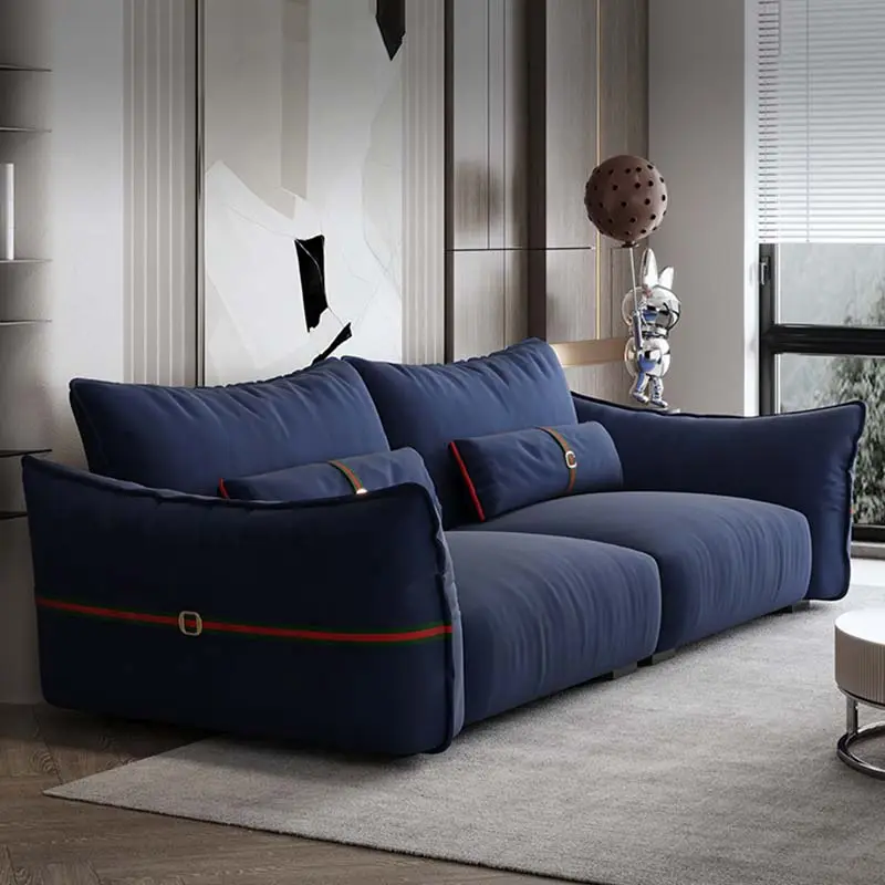 Lounge Sectionele Woonkamer Sofa Tweezitter Stof Moderne Lage Prijs Huismeubilair Leathaire Stof Bank