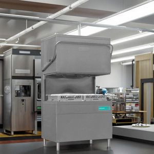 Lave-vaisselle électrique automatique KFC professionnel en acier inoxydable, à deux niveaux, pour restaurants et hôtels, entièrement intégré 8 - Product Image 3