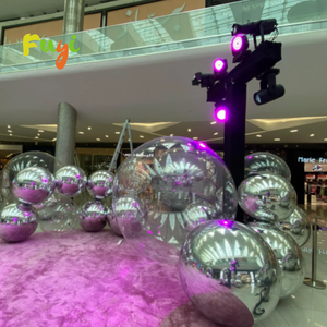 Factory Direct Sale Event Decoration Colorful Disco Shinny Inflatable <strong>Mirror</strong> Balloon PVC Sphere <strong>Mirror</strong> <strong>Ball</strong> for Sale Rental - Product Image 6