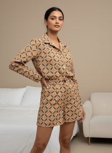 Ensemble deux pièces pour femme : chemise GSH et short GS10 – Tenue décontractée d'été confortable pour le quotidien - Product Image 2