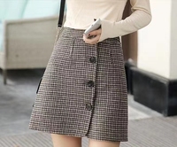 Meilleure vente de tissu teint en fil petit tissu tweed à carreaux pied de poule pour vêtements