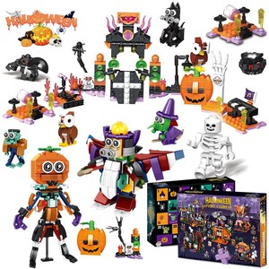 Juguete Educativo de Halloween y Navidad, Mansión Encantada, Caja Misteriosa de Plástico, Juego de Bloques de Construcción para Niños, Escala 1:36, Regalo de Halloween - Product Image 1