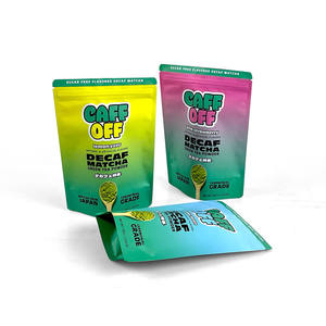 Sacchetto con Cerniera per Polvere di Matcha Sfumata <span class=keywords><strong>Rosa</strong></span>, Confezione Morbida e Resistente per Bevande Superfood e Integratori - Product Image 2