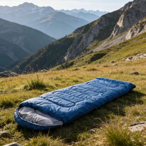 <strong>Adults</strong> Envelope-style <strong>Sleeping</strong> Bag Hollow Cotton Filling Polyester Silk Cloth Portable - Product Image 5
