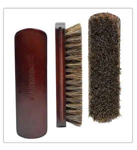 Mustache Styling Brush Military Hard Round Wood Handle Hot Men Boar Bristle Beard Brush
