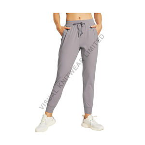 <b>Lightweight</b> Stretch Jogger Pants for <b>Women</b> with Adjustable Waistband for Bulk Orders <b>Women</b> Slim Fit Jogger <b>Trousers</b> with Pockets - Product Image 1