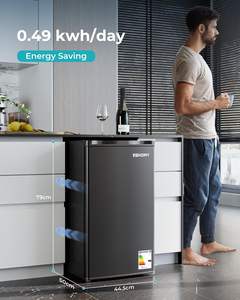 Fabrieksprijs Etl Gecertificeerde Euhomy Zwarte <span class=keywords><strong>Mini</strong></span> Koelkast Fabrikanten <span class=keywords><strong>Mini</strong></span> Frisdrank Koelkast <span class=keywords><strong>Mini</strong></span> Koelkast Met Koelbox - Product Image 4