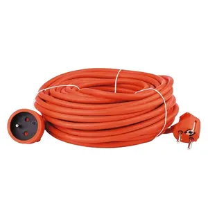 Enchufe europeo Schuko, 2,5a, 250V, cable de alimentación 20M