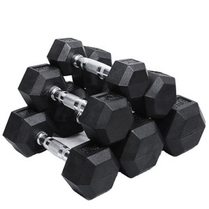 <span class=keywords><strong>Mancuernas</strong></span> Hexagonales de Silicona Recubiertas de Goma, <span class=keywords><strong>Mancuernas</strong></span> Hexagonales de Neopreno para Entrenamiento, Juego de <span class=keywords><strong>Mancuernas</strong></span> de 50, <span class=keywords><strong>30</strong></span>, 20, 40, 7.5, 17.5 y 22.5 <span class=keywords><strong>kg</strong></span> - Product Image 1