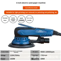 Meuleuse murale électrique Juxin personnalisable OEM de 6 pouces, disque abrasif, machine à poncer, peinture automobile, mastic, meulage à sec HX-153, 1 an