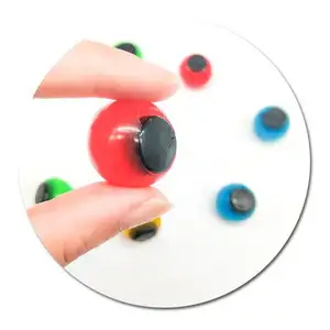 Halloween Tpr Squishy Stress Eye Ball Speelgoed Hot Color Plakkerig Oog Speelgoed Plastic Kleverige Kleine Oog Speelgoed Bal Voor Kinderen Capsule