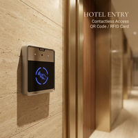 Lecteur de contrôle d'accès NFC par code QR A161 AC8630 Wiegand Ethernet RS485 RS232 pour porte de bâtiment de bureau CE FCC RoHS