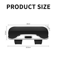 Étui à lunettes de soleil pour pare-soleil de voiture, clip pour lunettes côté conducteur, organisateur de lunettes de voiture, support de lunettes, boîte élégante et décontractée