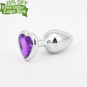Boîte personnalisée gratuite - Plug anal en acier inoxydable à succès, perle de cristal, plug anal pour femmes et hommes, stimulation <span class=keywords><strong>sexuelle</strong></span> - Product Image 6