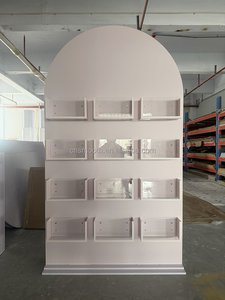 Arco decorativo a LED in acrilico per <span class=keywords><strong>feste</strong></span> per bambini, con porta caramelle e snack, ideale come fondale per snack bar e vetrina per dolciumi. - Product Image 2