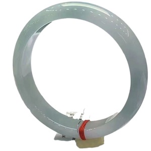 <span class=keywords><strong>Bracciale</strong></span> in Vero <span class=keywords><strong>Giada</strong></span> del Myanmar da Donna, <span class=keywords><strong>Bracciale</strong></span> in <span class=keywords><strong>Giada</strong></span> Ghiacciata Verde Chiaro e Bianco con Fiori Fluttuanti, <span class=keywords><strong>Bracciale</strong></span> in <span class=keywords><strong>Giada</strong></span> Trasparente Effetto Ghiaccio - Product Image 5