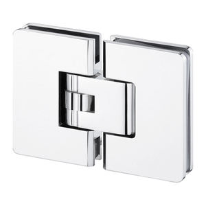 مفصلات تثبيت مفصلات أبواب الدش مخرطة زجاج إلى زجاج 180 درجة CRL مصقول من الكروم - Product Image 1