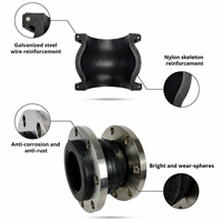 Joint d'expansion en caoutchouc EPDM à montage direct usine pour pipeline industriel, joint flexible à bride anti-vibration, fourniture OEM