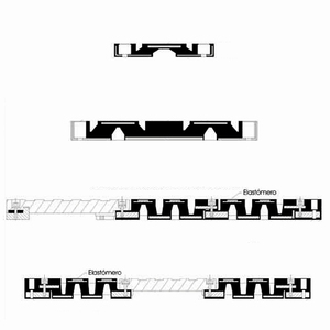 Đường cao tốc cao su cao su mở rộng khớp cho cầu 40 60 80 loại cao su kết hợp thiết bị mở rộng - Product Image 3