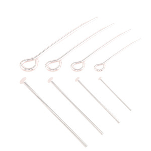 S925 Sterling Silver T Pin And 9 Shape Pin For DIY Jewelry Making Bracelet Necklace Pendant <b>Beaded</b> Accessories Wholesale - Product Image 3