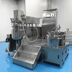शैम्पू लोशन उत्पाद विनिर्माण संयंत्र उत्पादन लाइन कॉस्मेटिक स्वचालित देवियों सीप क्रीम बनाने की मशीन
