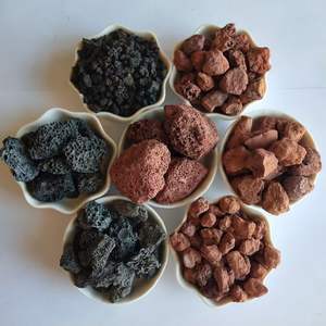 Pierres de lave volcanique rouge pour jardinières de terrarium Jardinage Roches décoratives pour plantes aériennes - Product Image 3