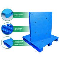 Palette en plastique HDPE robuste de type Euro, palette en plastique hygiénique, palette en plastique pour stockage en entrepôt, fabricant de palettes en plastique