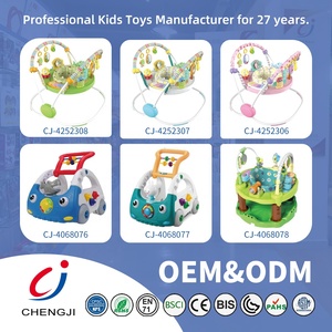 Chaise à bascule pour bébé Chengji 5 en 1, apprentissage précoce, activités éducatives, éclairage, musique, jouets pour bébé - Product Image 6