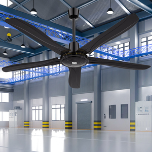 Daming Quạt Trần Công nghiệp 56 inch thiết kế gió ba lá cho phòng khách gia đình nhà ăn ký túc xá nhà hàng bằng kim loại điện - Product Image 3