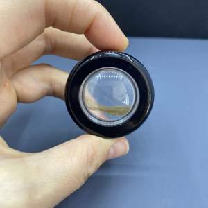 <b>Mini</b> 5ml Plastic Cap Glass Jar Magnified Viewing Storage Container for Personal Care for Herbs Cookies Flowers - Product Image 5