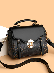 Sac à bandoulière polyvalent et tendance pour femme, style chinois, en PU, avec fermeture à loquet, sac messager très vendu - Product Image 3