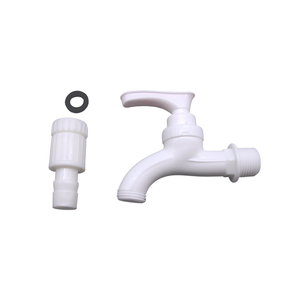 YUNSU Plastic Bibcock Faucet Single Handle Push Button Outdoor Water Tap Modern Design <b>Wall</b> Mounted - Product Image 5