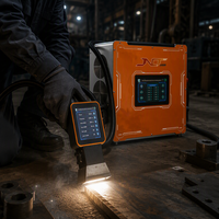 Machine de nettoyage au laser pulsé avec souffleur d'air intégré, pas besoin de compresseur d'air externe, pour l'élimination de la poussière et la protection des lentilles