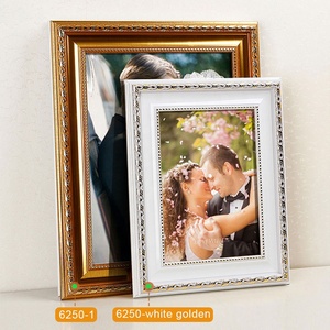 Stock disponible adornado oro europeo estilo Retro <span class=keywords><strong>espejo</strong></span> foto pintura al óleo PS <span class=keywords><strong>poliestireno</strong></span> cualquier tamaño personalizado Marco de imagen - Product Image 5