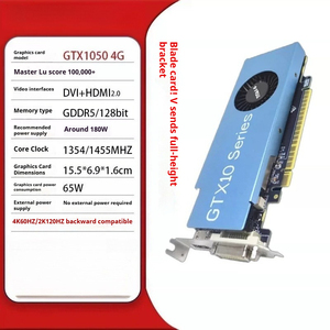 Tarjeta Gráfica <span class=keywords><strong>TITA</strong></span> Nueva de Ranura Única y Media Altura GTX1050 4G +DVI - Product Image 1
