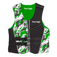 Logo imprimé personnalisé Sport nautique gilets de sauvetage gilet pour la pêche maritime adultes femmes planche de réveil Rafting gilet de sauvetage pour la mer