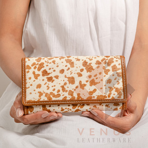 Cowhide Fur Leather Wallet Clutch Hair On Hide Fur Multi Uses <b>Purse</b> Calf Leather Clutch <b>Purse</b> Western Women's Uses Clutch - Product Image 5