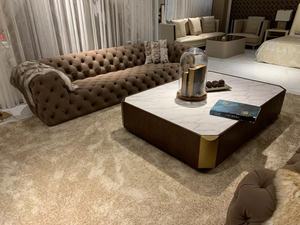 Mesa de <span class=keywords><strong>Centro</strong></span> Moderna de Estilo Simple con Tapa de Mármol Blanco, Muebles de Sala de Estar, Mesa de Té - Product Image 6