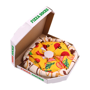 Chaussettes en boîte <span class=keywords><strong>Pizza</strong></span> 4 paires dans une boîte Chaussettes au design personnalisé Chaussettes fantaisie en boîte <span class=keywords><strong>Pizza</strong></span> drô<span class=keywords><strong>les</strong></span> - Product Image 6