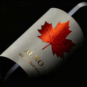 In ấn nhãn chai rượu vang đỏ, rượu whisky, vodka tùy chỉnh, mặt trước và mặt sau, logo, giấy có vân mờ, nhãn dán ép kim vàng - Product Image 4