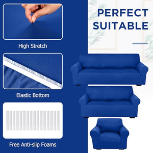 Modern Jacquard Design 3-Seater Elastic Stretch Couch Covers <b>Slipcover</b> Top Seller for Dining Room Sectional <b>Sofa</b> - Product Image 4