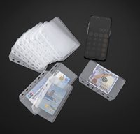 Protège-documents transparents Haoran A5 A6 A7, pochettes de classeur, feuilles de protection en PVC, pages d'insertion en vrac, pochettes pour feuilles mobiles