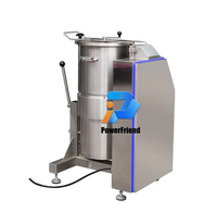 Commerciële automatische 70 liter voedselprocessor met regelbare snelheid, 11kW, voor kaas, fruit, maïs, groenten, hummus, worst en vlees.
