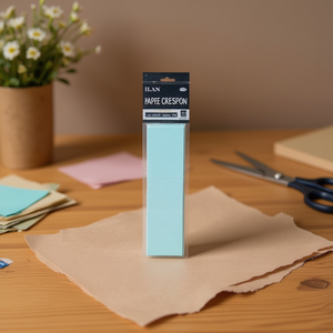 Carta Crespa Ilan 50x200 Cm Azzurra per Lavori Creativi - Product Image 3