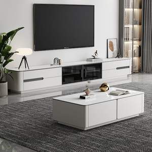 Simple Latest Design <strong>Corner</strong> <strong>Tv</strong> Cabinet Wholesale Cheapest Price Custom Modern <strong>Tv</strong> Floor Stands with Large Storage - Product Image 3