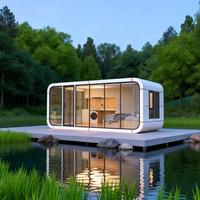 Cabine préfabriquée Apple modulaire de 20 pieds pour entrepôt, transport et bureau portable