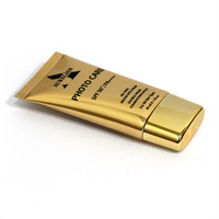 Tube Kosmetik Oval Pipih 40mm 40g Kemasan ABL Tutup Sekrup Flip Top Tabir Surya Krim Tangan Logo Custom Sablon BB