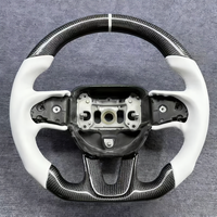 Accessoires de voiture pour Dodge Charger Challenger Hellcat Charger Challenger SRT RT Volant en fibre de carbone Intérieur automobile